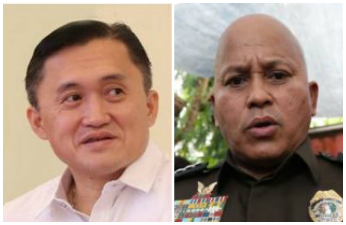 PHOTO: Christopher Go and Ronald dela Rosa FOR STORY: Drug war deaths: Go, Dela Rosa to let court decide if cases will be filed