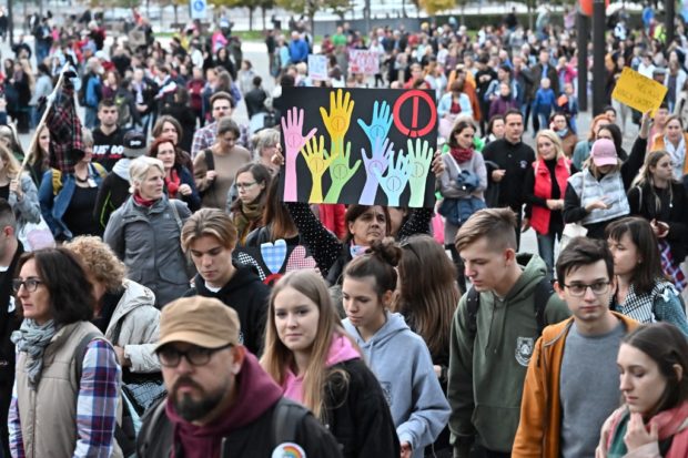 HUNGARY-EDUCATION-PROTEST