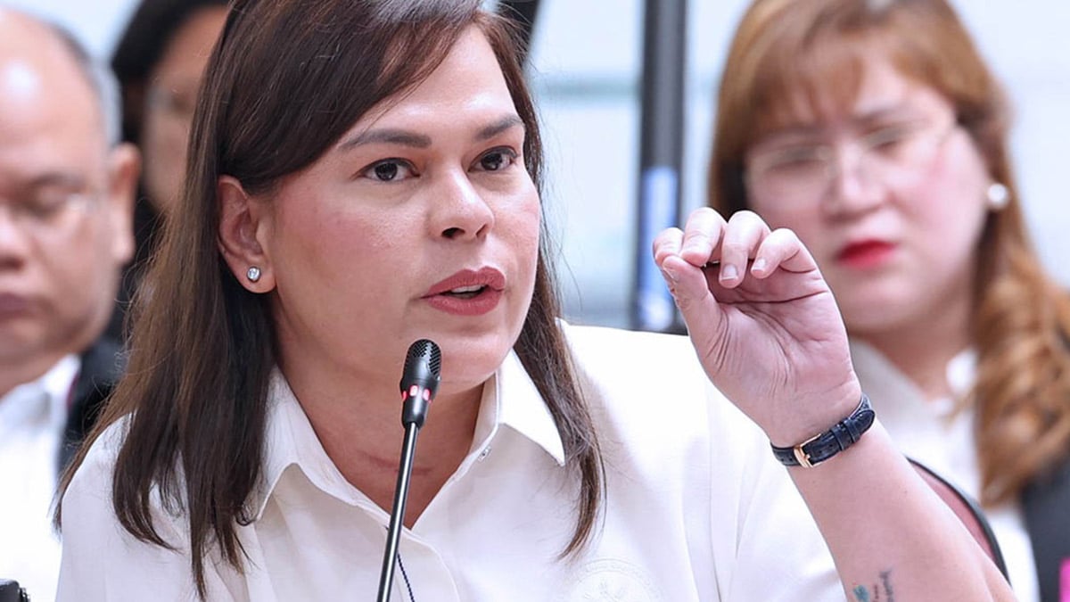 PHOTO: Sara Duterte STORY: Let DOJ decide on VP Duterte’s death threats — House leaders