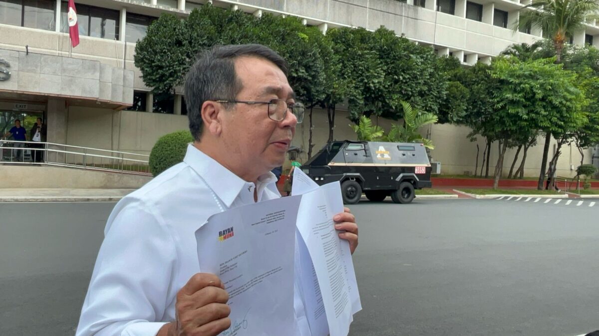 PHOTO: Neri Colmenares FOR STORY: Current Senate can oust VP Duterte in just 43 days – Colmenares