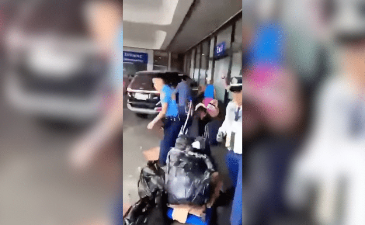 Tragic scene after the Naia car accident — Photo from the Philippine Information Agency