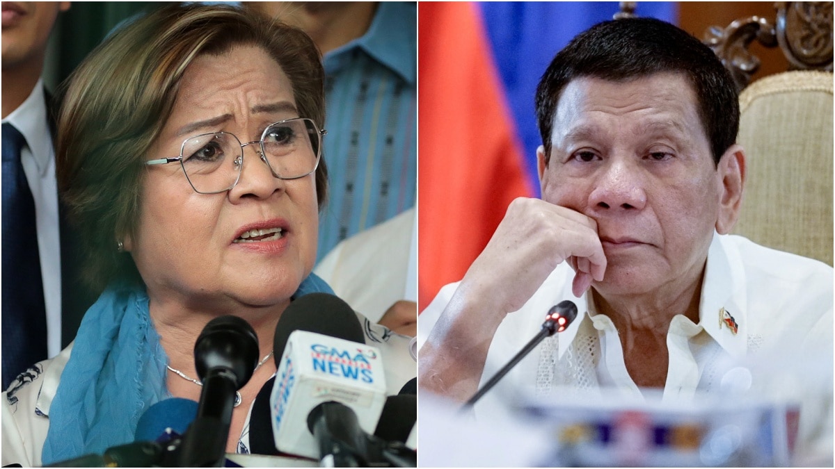 De Lima to Duterte: It’s your time to face charges